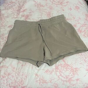 Velocity Women's Athletic Shorts in Tan